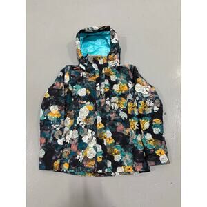 Smaining  Ski Jacket Small Multicolor Rose All Over Print Floral Gorpcore80